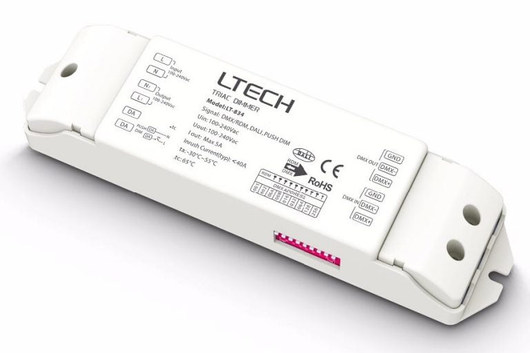LT834 DMX DaliPushDimtoTriac Controller LED Lighthouse