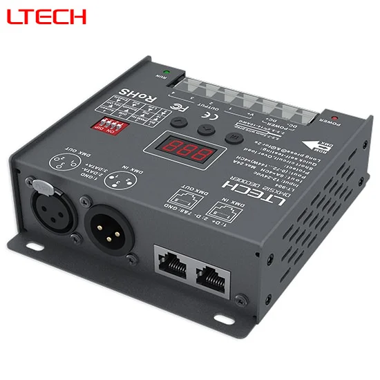AC90 240V 3CH 1A LED Dimmer Controller, DMX302 DMX Triac Dimmer, De $72.09 | DHgate