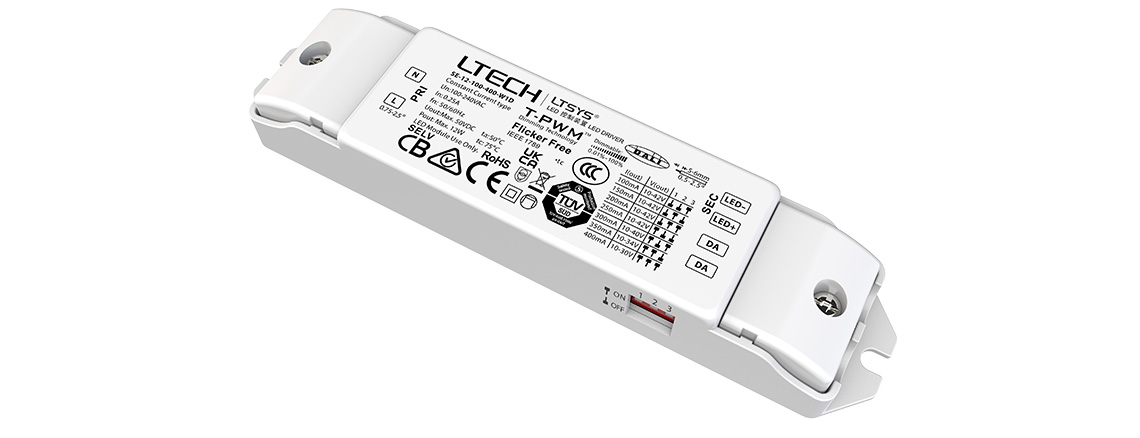 DALI Constant Current (100-400mA) Dimmable Driver 12W | LTECH Lighting